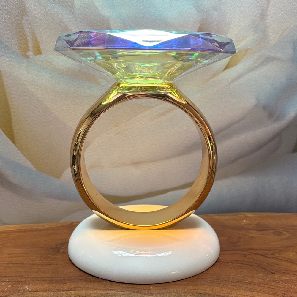Bath & Body Works Diamond Ring 3-wick Candle Holder